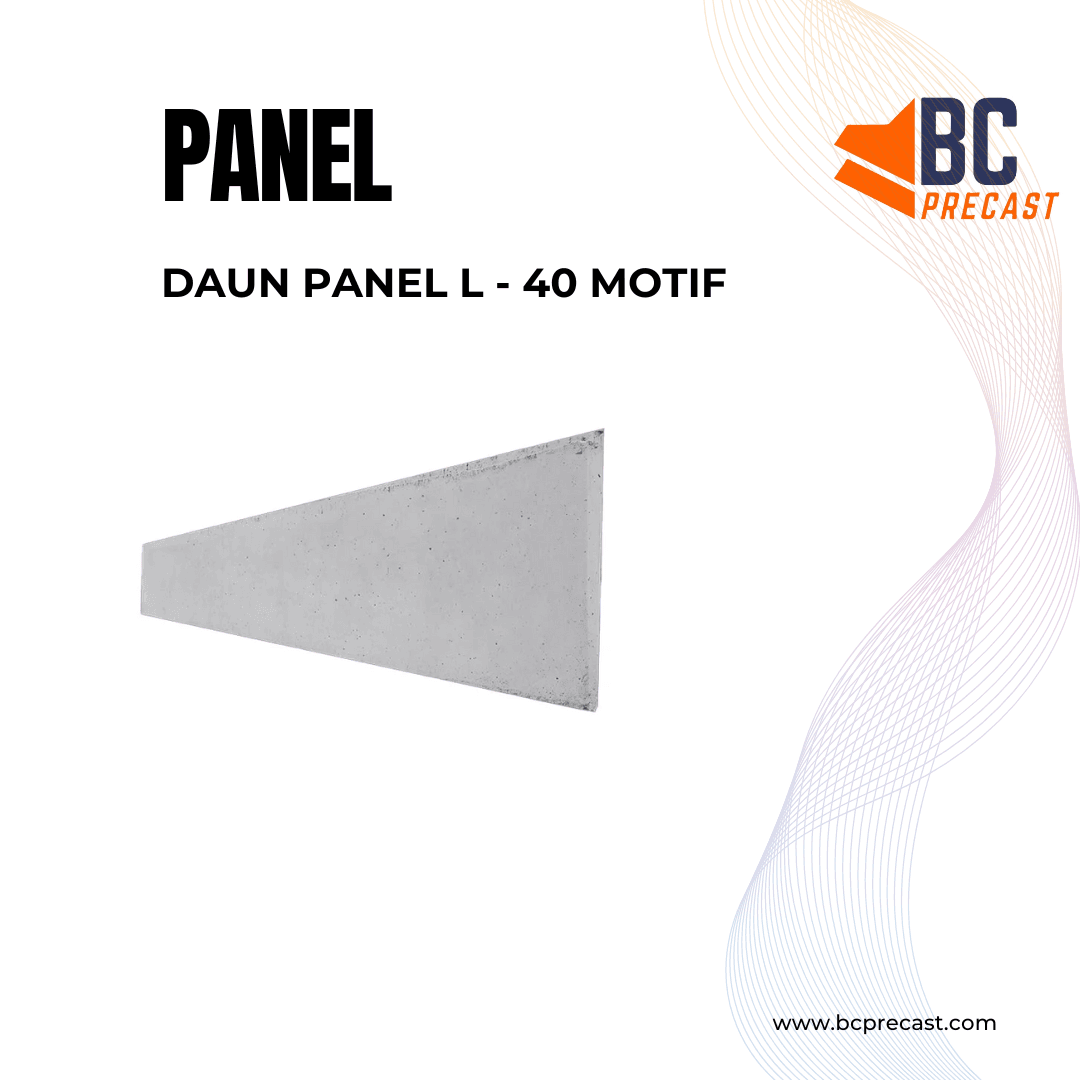 Panel pagar beton precast BC Precast